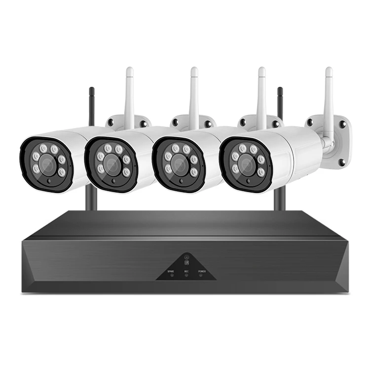Высококачественный Wi-Fi 4CH 2MP JC 2020 Новый беспроводной комплект видеорегистратора сетевой камеры