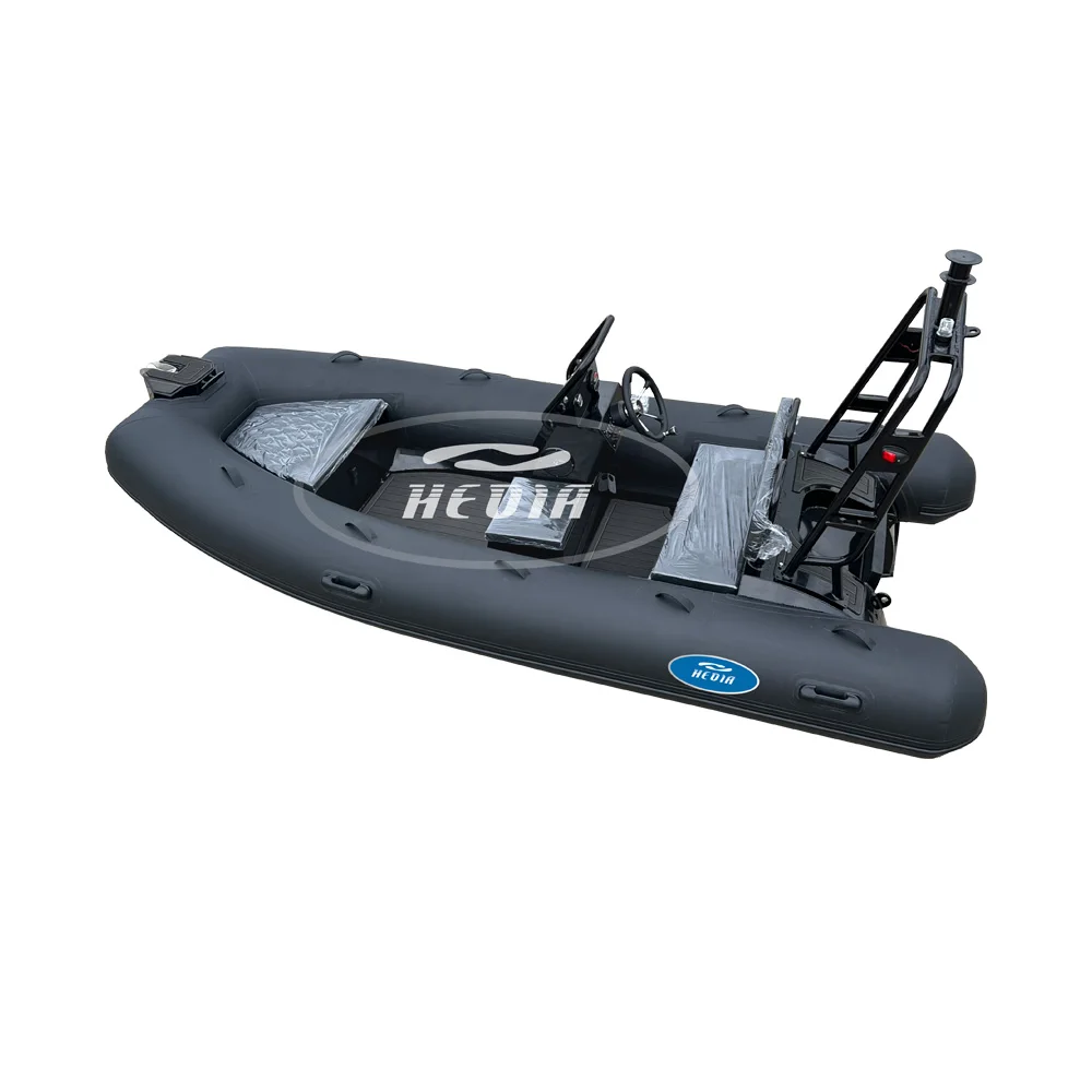 13 foot inflatable rib boat hypalon boat luxury aluminium fishing boat flat bottom barche cinesi rib 380