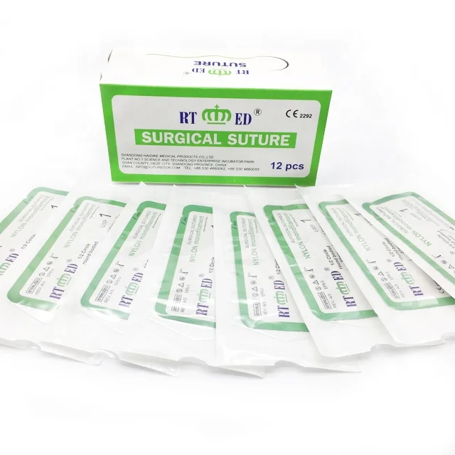 Runte, неабсорбируемый нейлоновый хирургический шов
