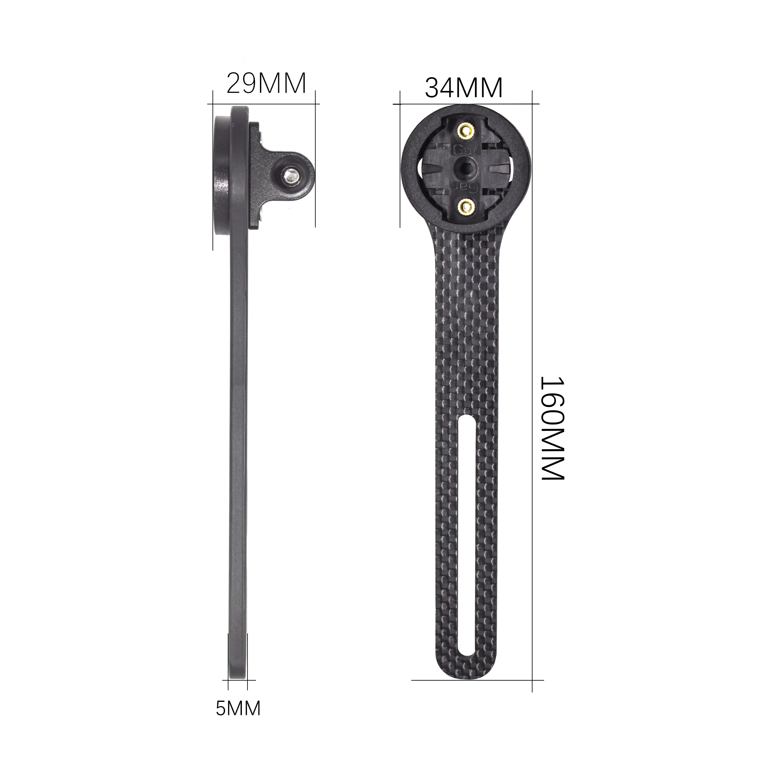 Кронштейн для камеры GoPro Motion держатель компьютера и велосипеда Garmin/Bryton/Cateye/Igpsport полностью из углеродного волокна