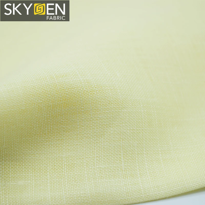 Skygen 100% льняная ткань дышащая и легкая для