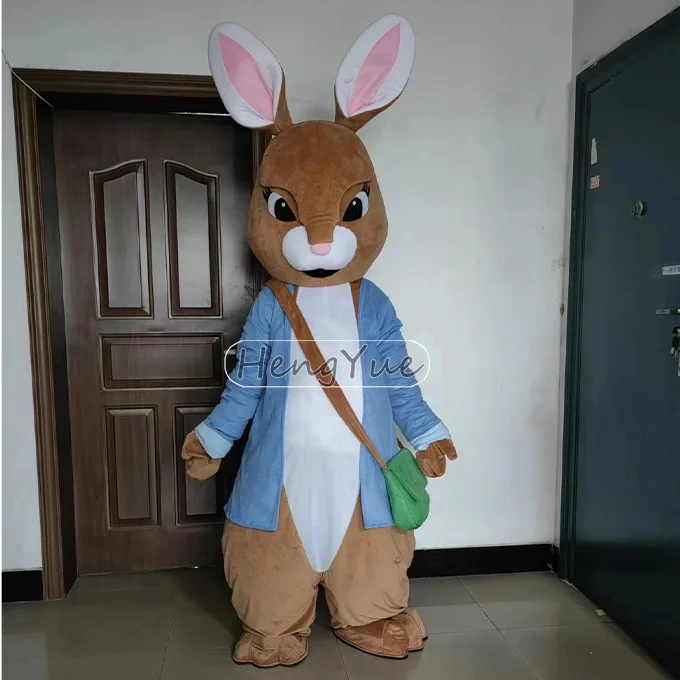 Rabbit Bunny Mascot Costume Cosplay Dress Customized Easter Rabbit Costume Carnival Halloween Christmas Advertising Promotion