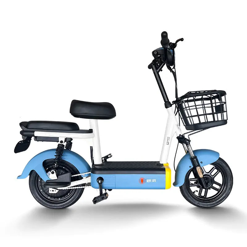 Cheap 2-Wheel 350W 500W 48V Electric Moped Bike Pedals Senso Electronic Sensor Tube 48V Electric Ebike Scooter Electric Bicycle