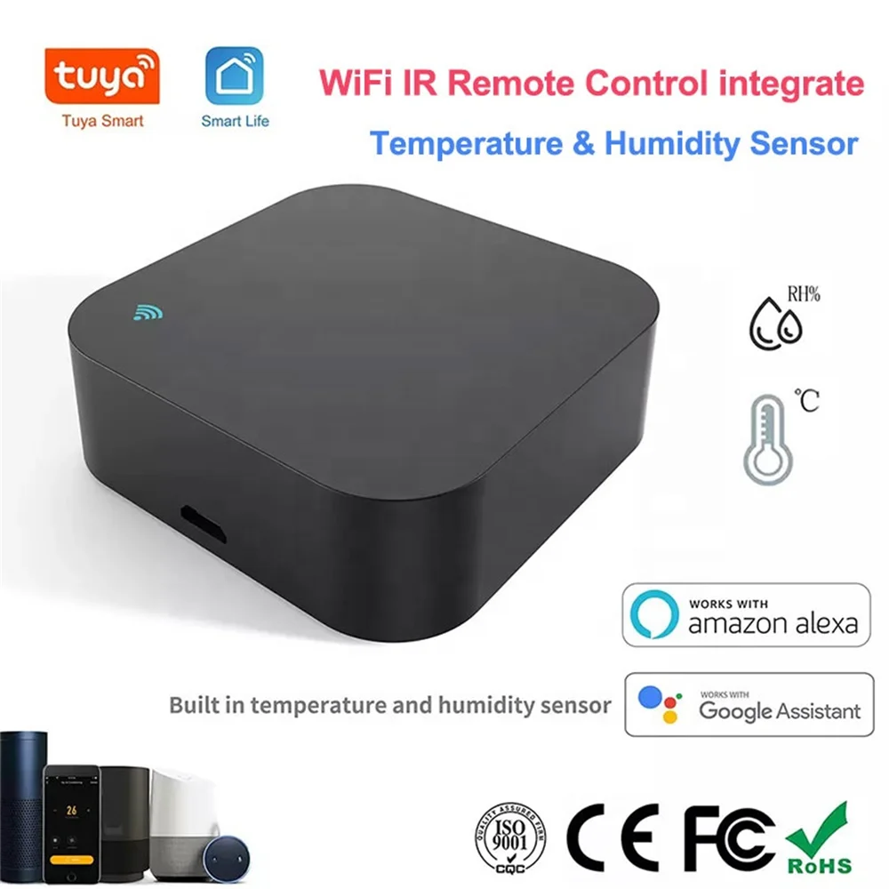 3 IN1 Tuya Smart WiFi  Universal IR Remote Control with Temperature and Humidity Sensor