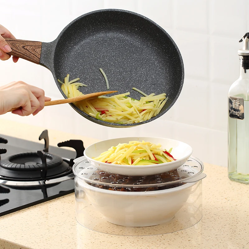 4-layer transparent insulation vegetable cover foldable Clear pop-up Restaurant table cover amazon clear acrylic food dome cover