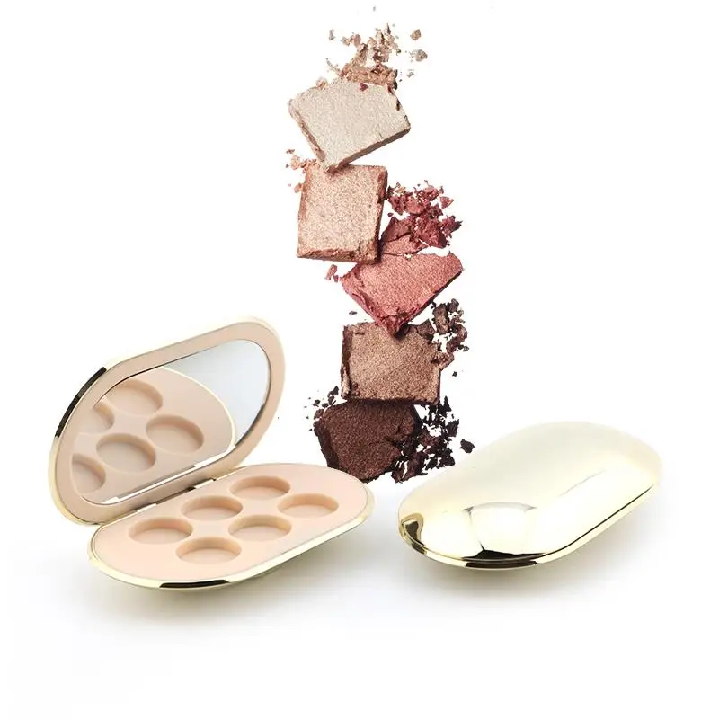
Private label makeup packaging magnetic empty eye shadow pallet unique empty eyeshadow compact cosmetic palette 