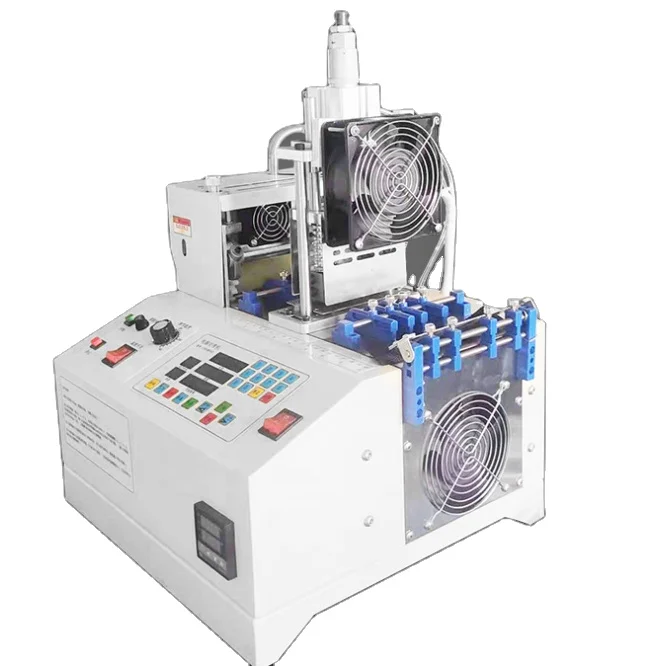 Cat head cable nylon loop and hooks back-to-back data cable storage and organization straps straps punching cutting machine