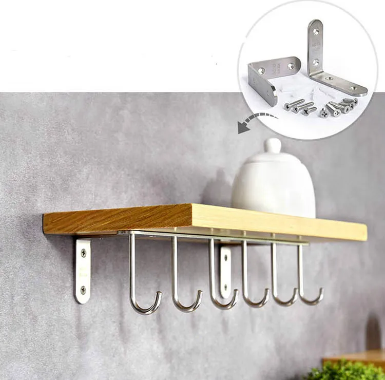 
Wholesale Stainless Steel Multi-Function Hooks Rails Metal Wire for Kitchen Hook 