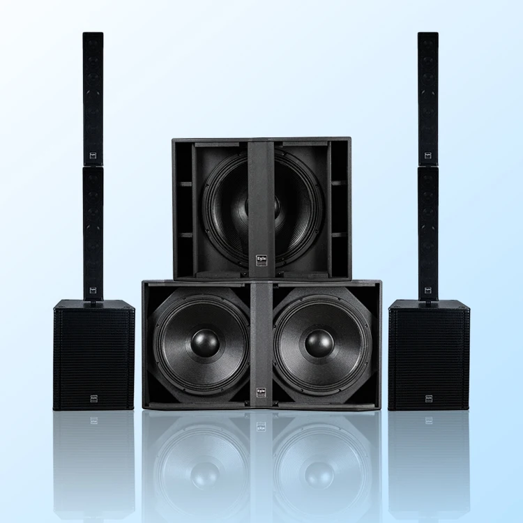Professional Audio Portable Floor passive  Column Floor Speakers PA Speakers 15 18 inches subwoofer Powered Live Music Sound