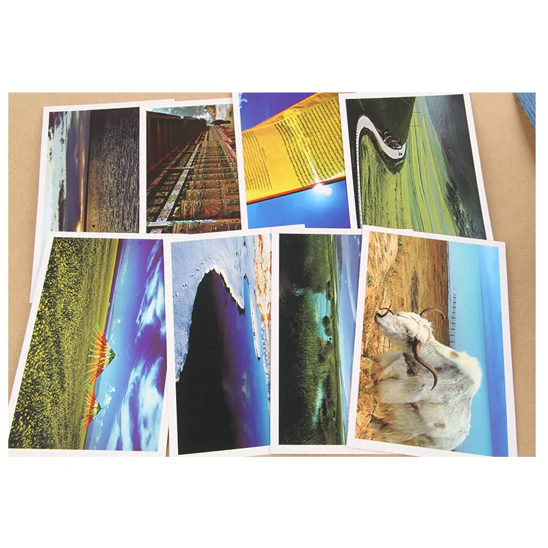 Luxury custom print size 4x6 colorful postcard printing business card printing luxury