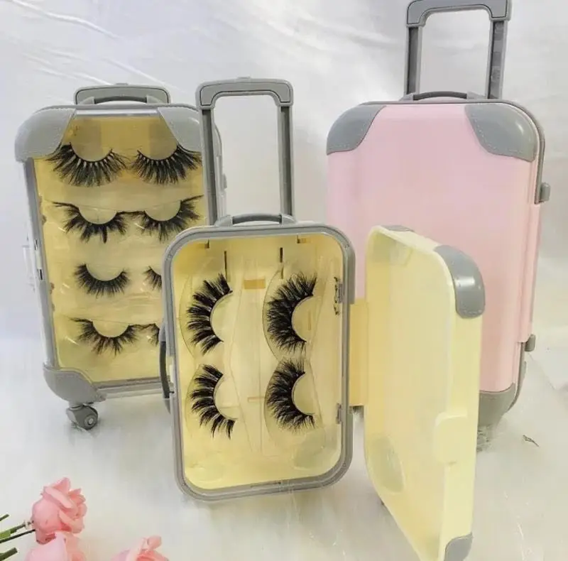 Ресницы в чемодане lashbox поставщик ресниц 3d норковые ресницы чемодан коробка для багажника упаковочная с вашим логотипом