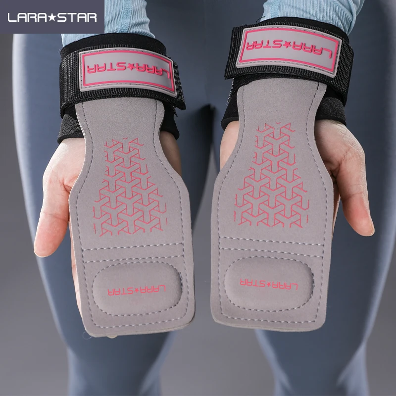 LS0798 Padded Palm Weight Lifting Gloves Carbon Fiber Palm Pad Gymnastics Palm Protector Hand Grips