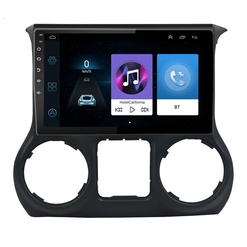 GPS Navigation Android 2din Touch Screen Car dvd Player  Multimedia Player Head Unit  For Jeep Wrangler 3 JK 2011 2012 2013 2014