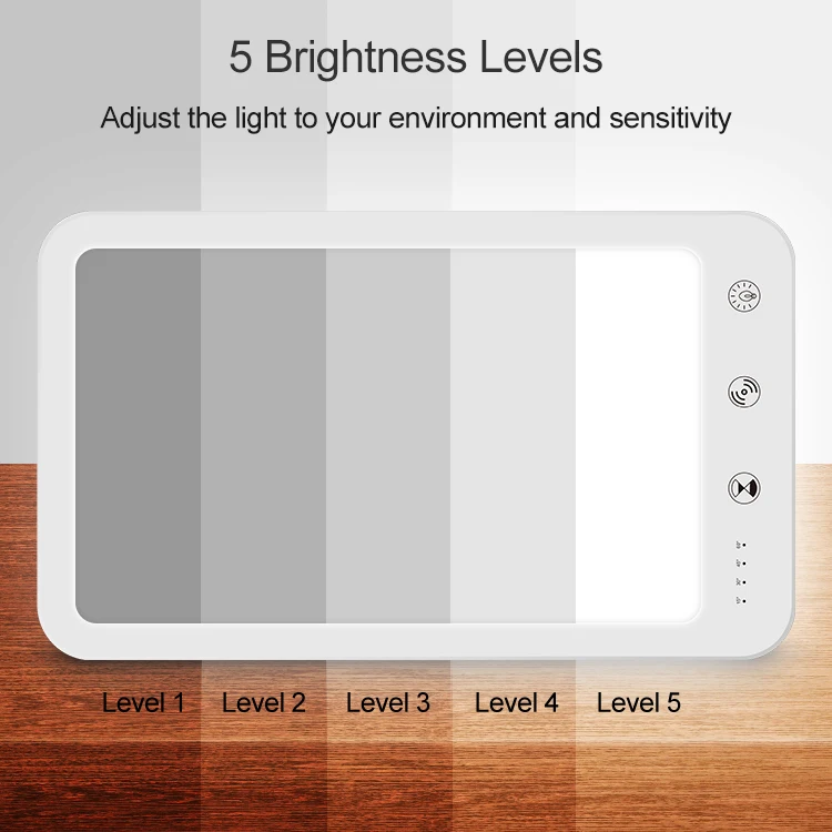 Popular phototherapy lamp  modern design  led therapy lamp sunlight lamp 10000lux JSK-30