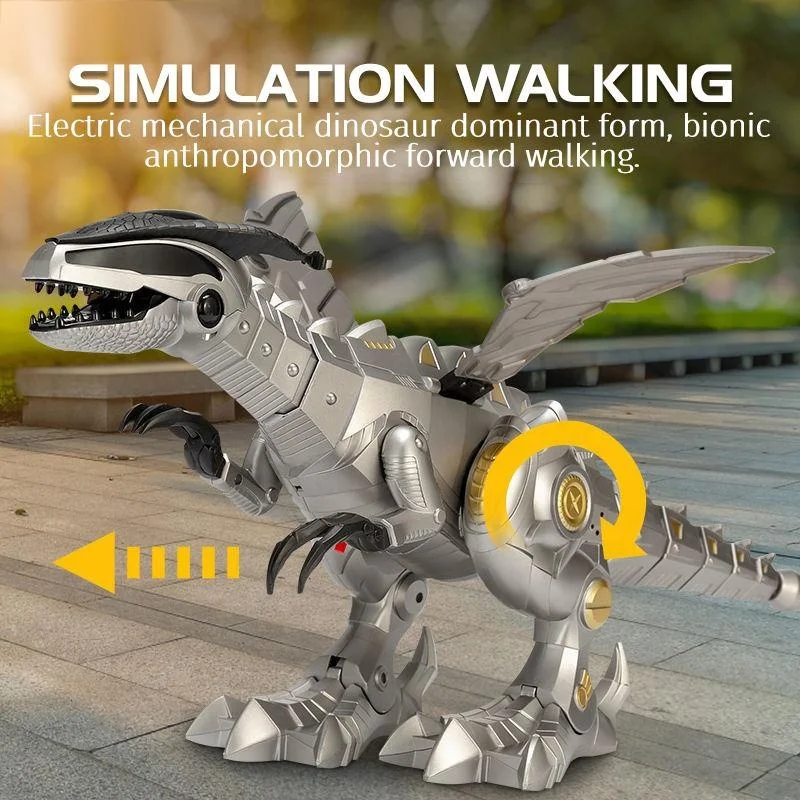 Walking Electric animals & dinosaurs Toys with Light and Sound dinosaur walking toy spray For dinosaur kids toy
