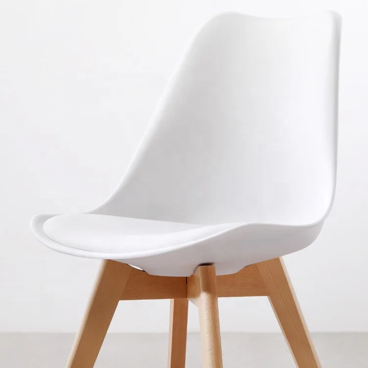Стулья для столовой в скандинавском стиле, деревянные ножки, пластиковые стулья, обеденные стулья DC123