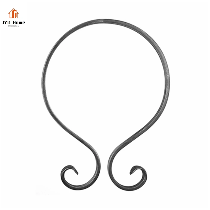 JYD Ornamental Wrought Iron S Scrolls For Fence Gate Decoration