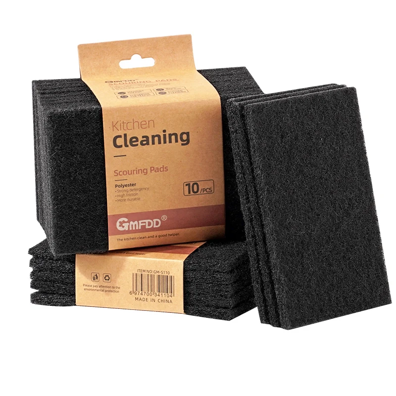 Eco friendly products 2024 black dipped rubber scouring pad innovative household products kitchen sponge cloth daily necessities