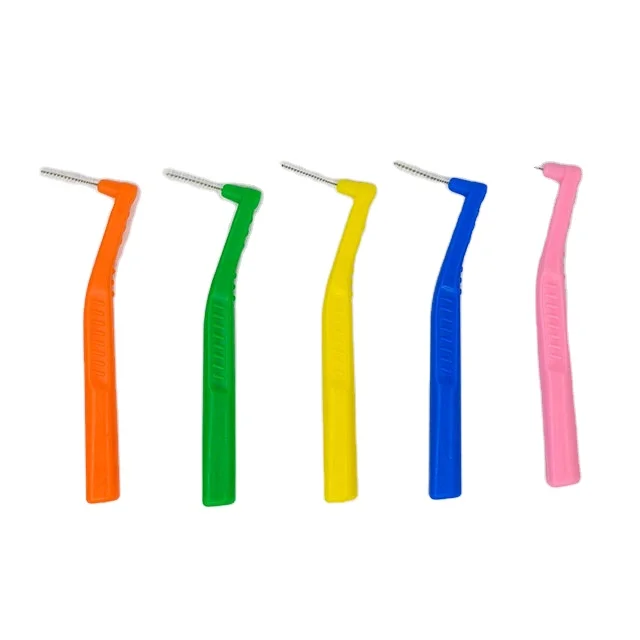 Top Quality 5 Pcs Pack Manufacturer Interdental Brush Dental L shape