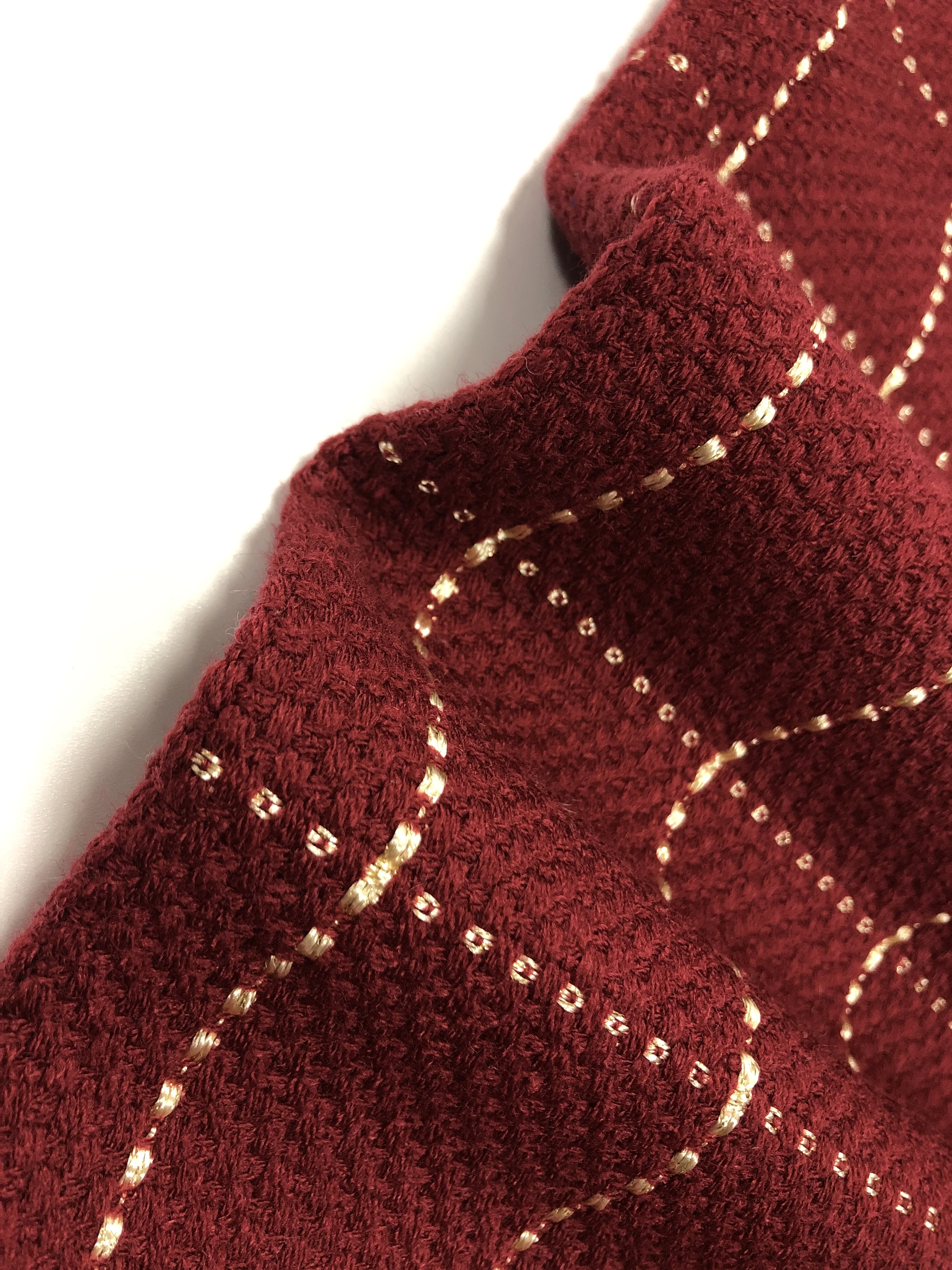 FREE sample wholesale stock 30% wool tweed plaid fabric low price MOQ