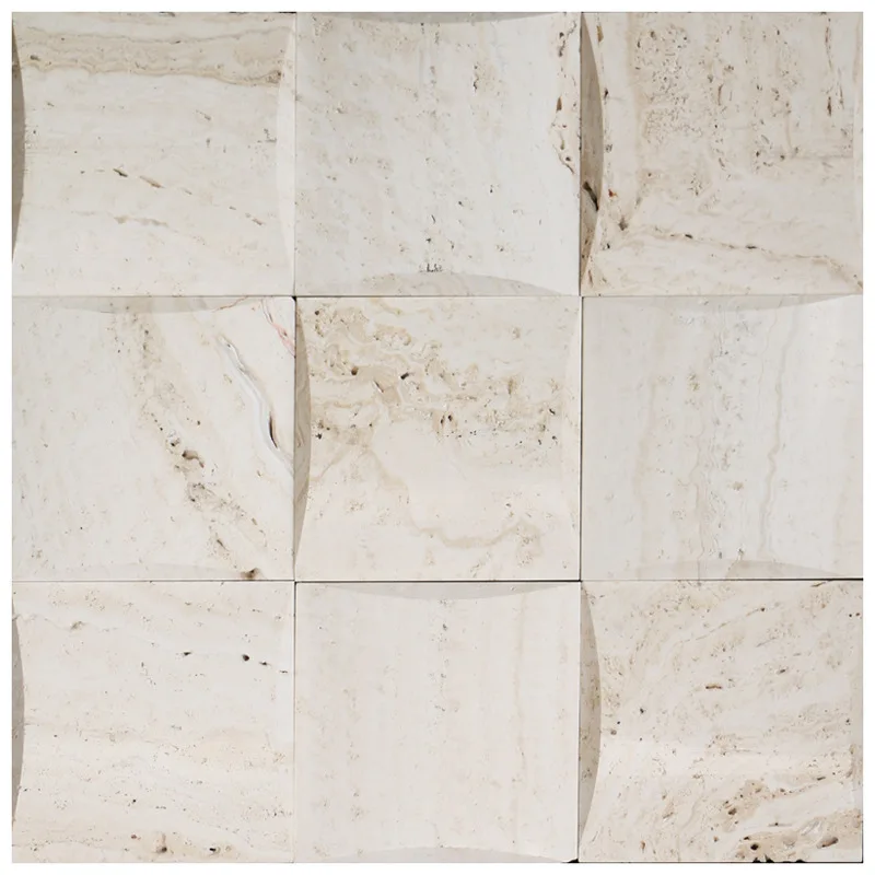 Pure natural marble bread brick entrance porch background stone three-dimensional wall brick