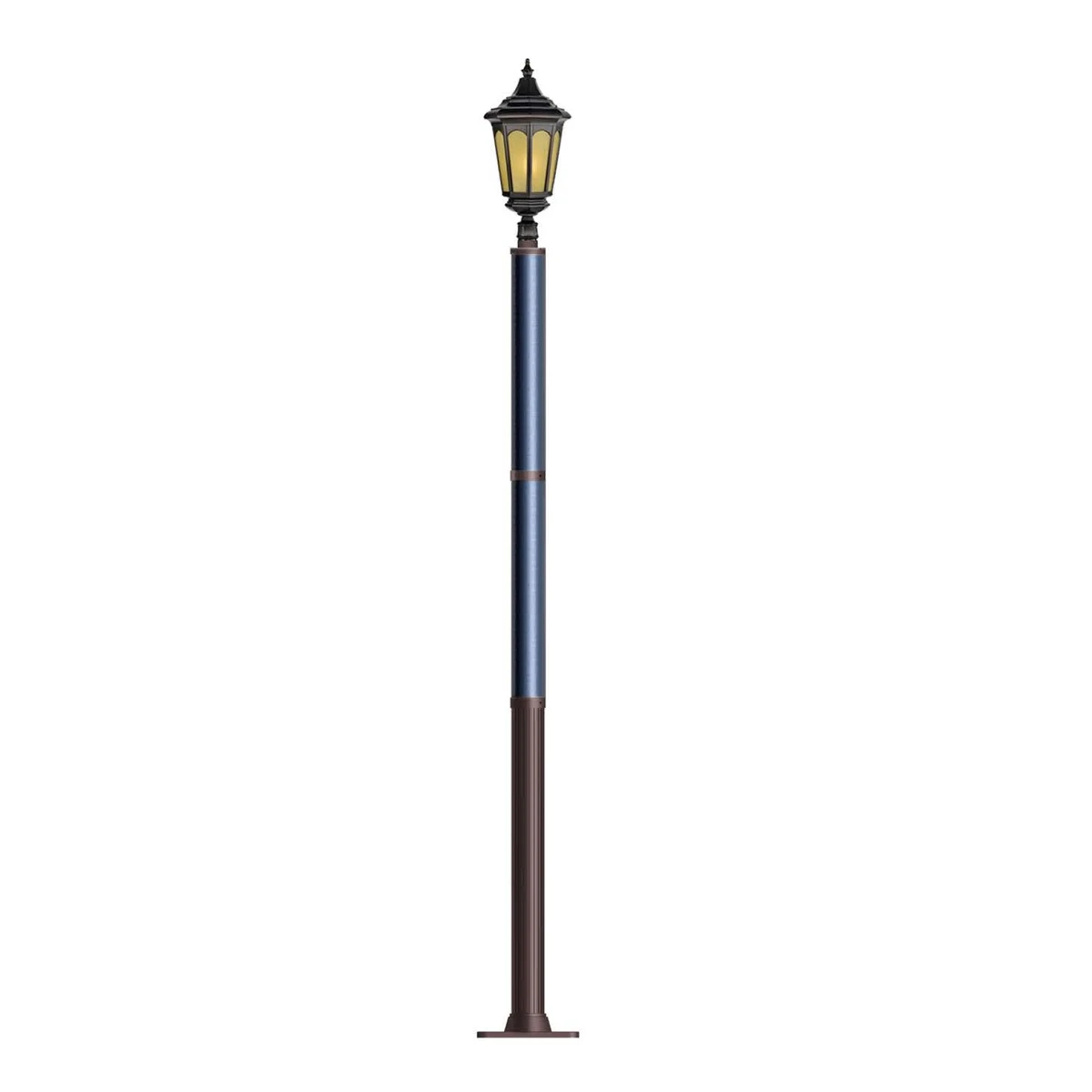 LED Solar Garden light with flexible solar Panel Wrap pole DDK-SSPL-2015