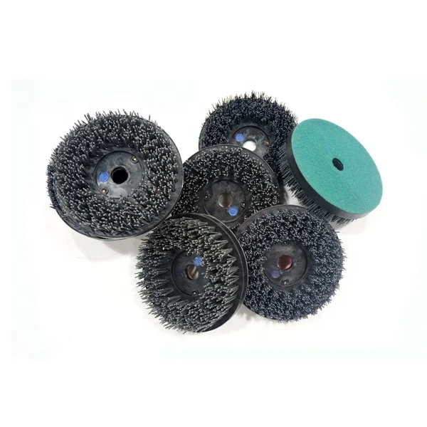 Round Hook Nylon Diamond Marble Stripping Abrasive Brush
