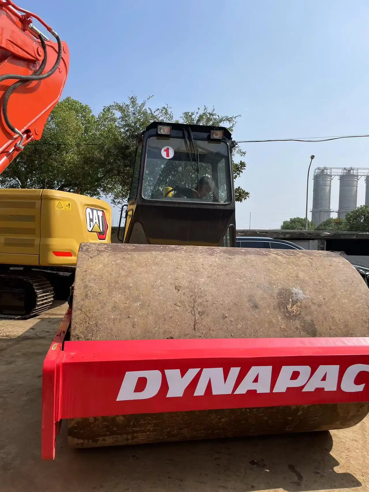 Low price Used Dynapac Compactor CA25D Road Roller CA25D/CA30D for sale and good in condition