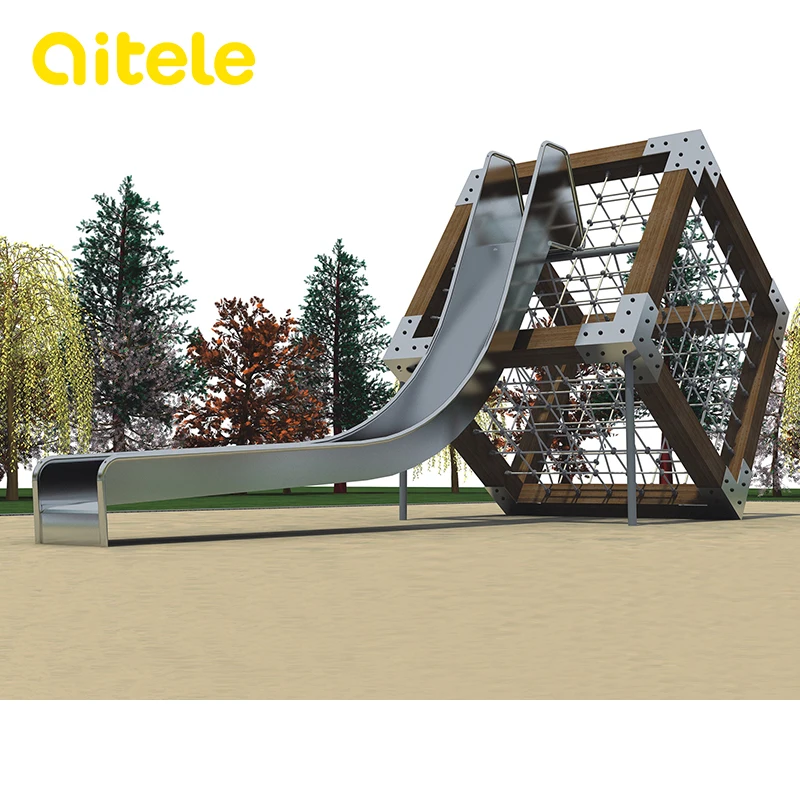 Металлическая Детская уличная сетка для скалолазания, оборудование для детской игровой площадки, конструкция, веревка для скалолазания