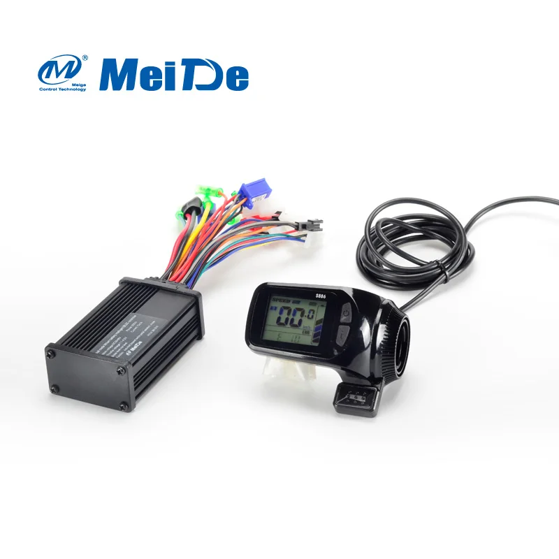 
BLDC motor controller and color screen lcd display set for electric scooter 