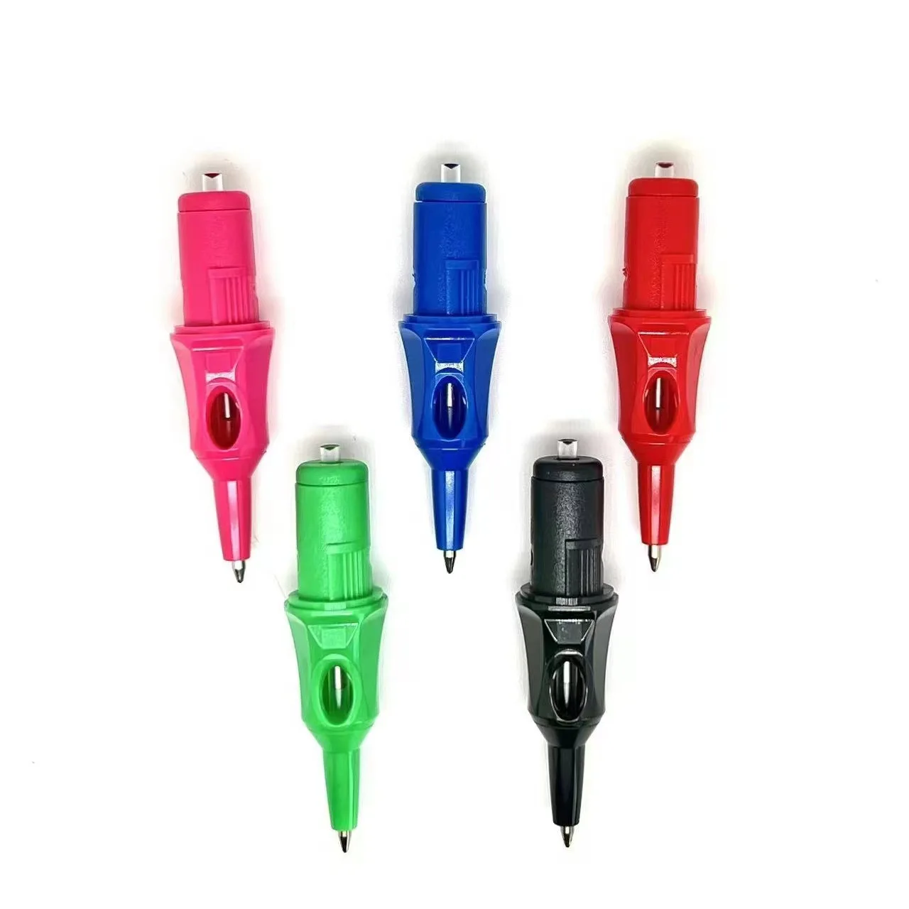 20pcs/bag Aseptic Packaging Wax Seal Anti-drying Design Tattoo Set Integrated Ballpoint Colour Pen Cartridge Needle