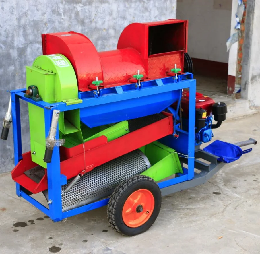 Multifunctional Electric Thresher Machine for Chickpea