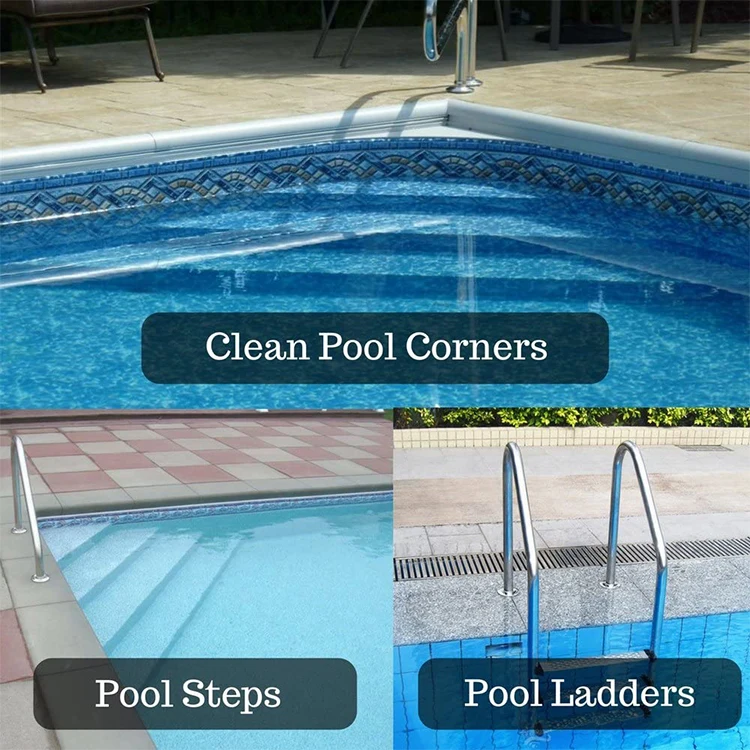 Pool Cue Accessories Corner Vacuum Brush Torrent Brush Above Ground Pool Cleaning Liner Brush