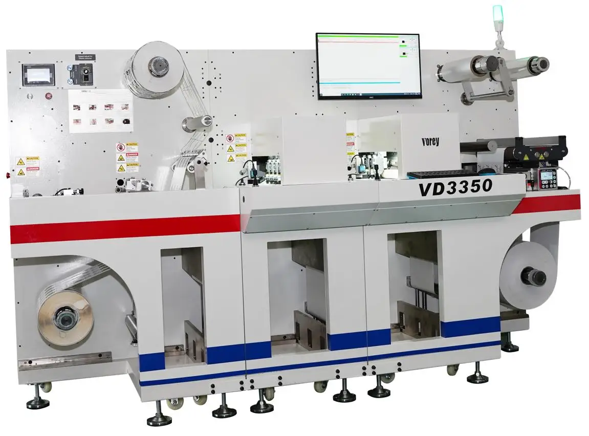 2 STATIONS VD3350 DIGITAL DIE CUTTING MACHINE