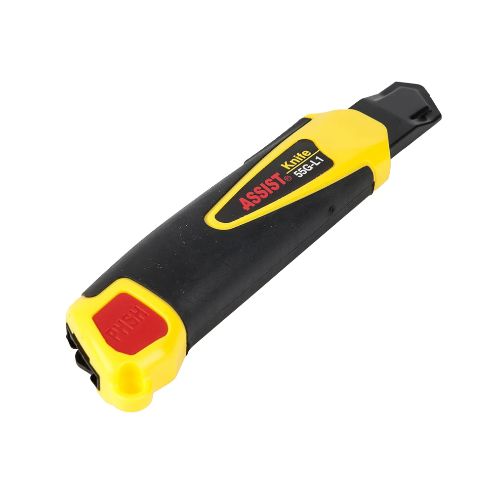 ASSIST Wholesale ABS Handle 18mm Snap Off Blade Safety Cutter OEM Plastic Utility Knife