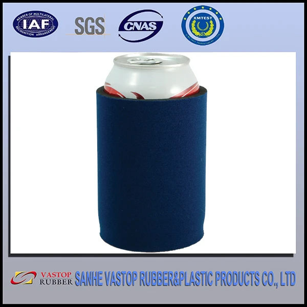 Wholesale folded Neoprene Foam can cooler Custom Beer 330ml Can Insulated with/without magnet Slim Can holder