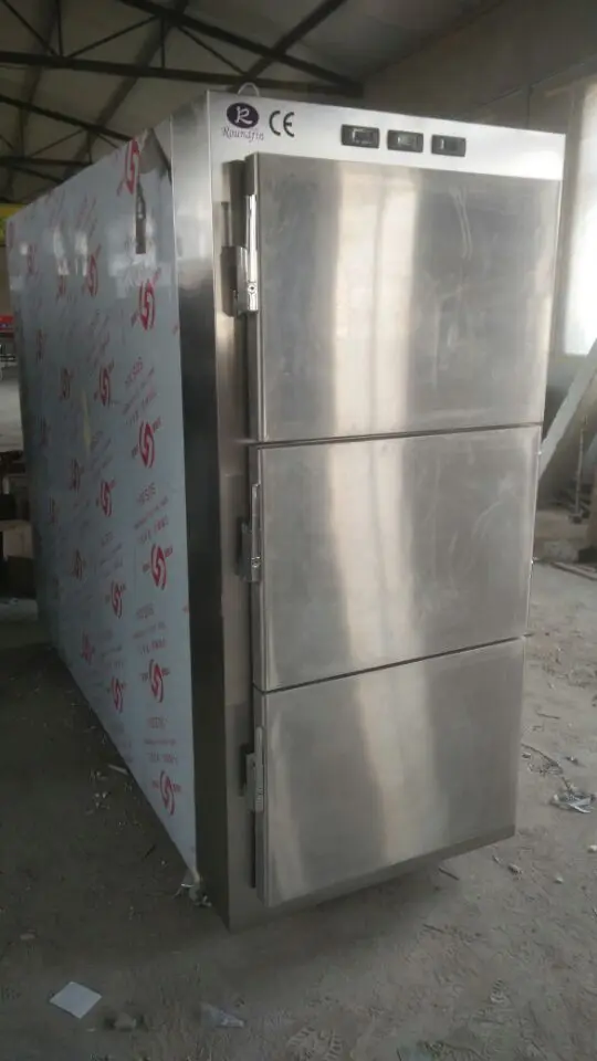 Roundfin Morgue Refrigerator Equipment 3 Corpses Medical Body Freezer Mortuary Refrigerator