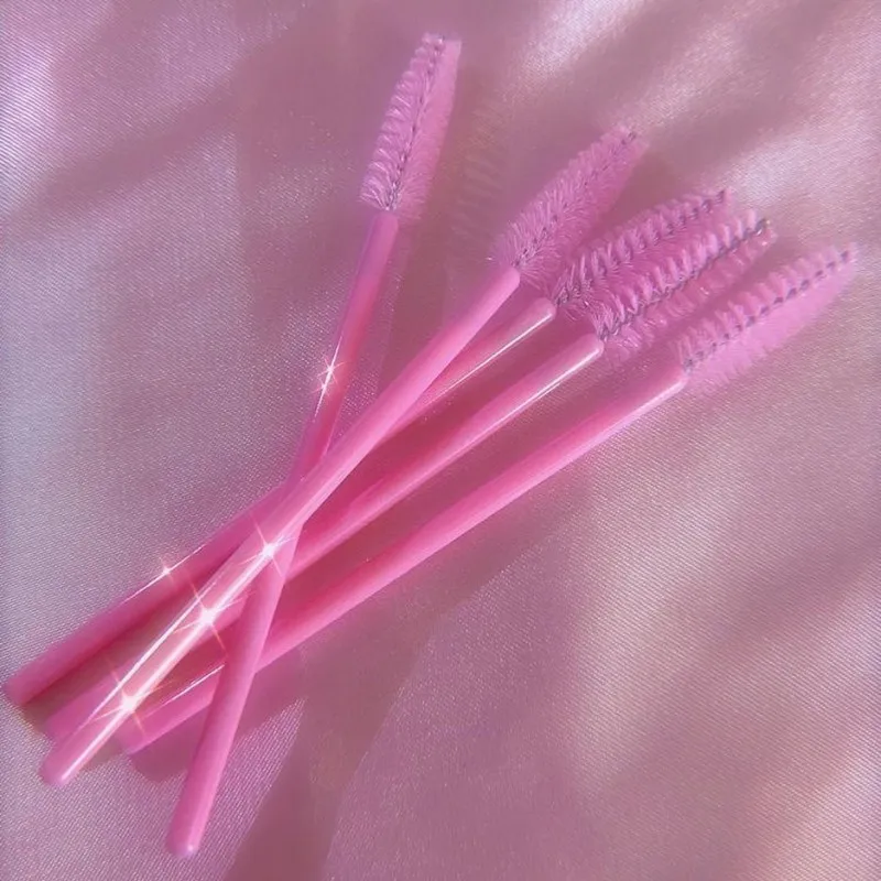 Eyelashes Comb Mascara Wand Brushes disposable lash cleansing brush Eyebrow Eyelash Extension Brush Eyelash 50pcs/bag