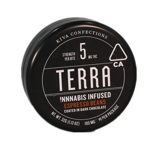 Child proof metal tin jar with air tight press and screw top lid child resistant tin can tin packaging 76x30mm