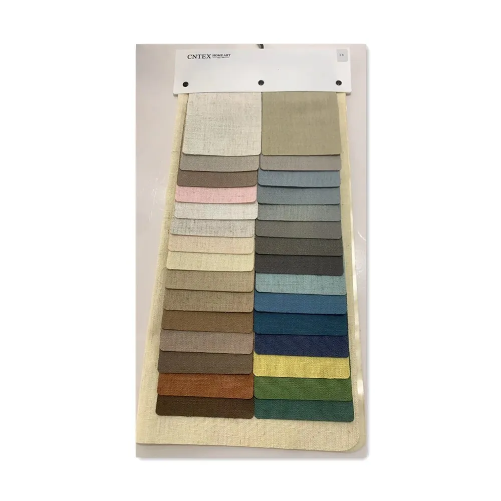 upholstery90% polyester10%linen   curtain fabric for bedroom and living room