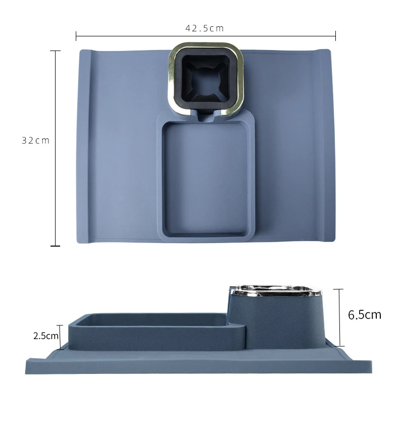 OEM&ODM Non Slip Sofa Cup Holder Easy to Clean Multifunctional Portable Silicone Couch Cup Holder