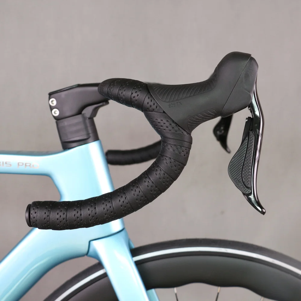 Sapphire Blue Paint 24 Speed Disc Brake Road Bike TT-X42 Carbon Normal Wheels Wheeltop Hydraulic Electronic Shifting