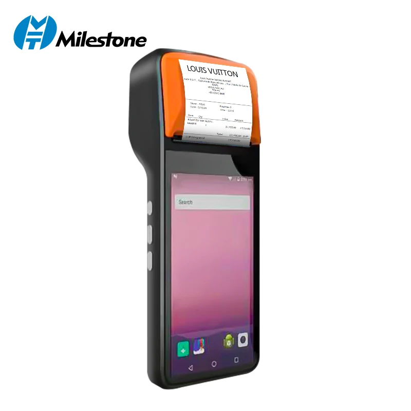 MHT-M3 android 11 5 inch touch screen pos systems pda printer Portable wireless nfc gps 4g 3g 2+16gb handheld pos terminal