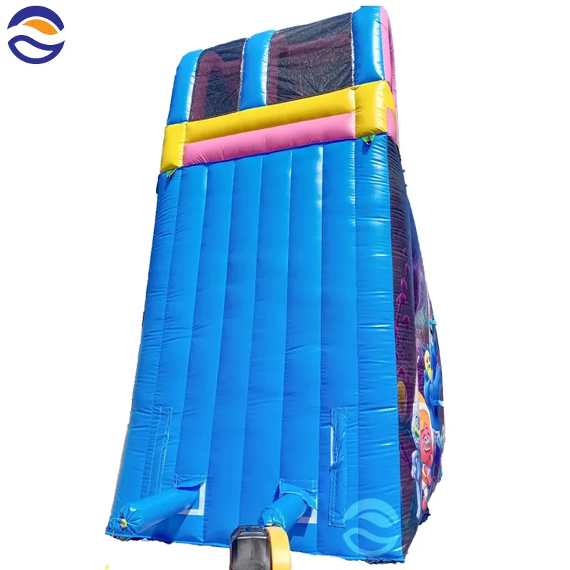 Cute Magic Elf Inflatable Slip And Slide Commercial Grade Water Slide With Pool