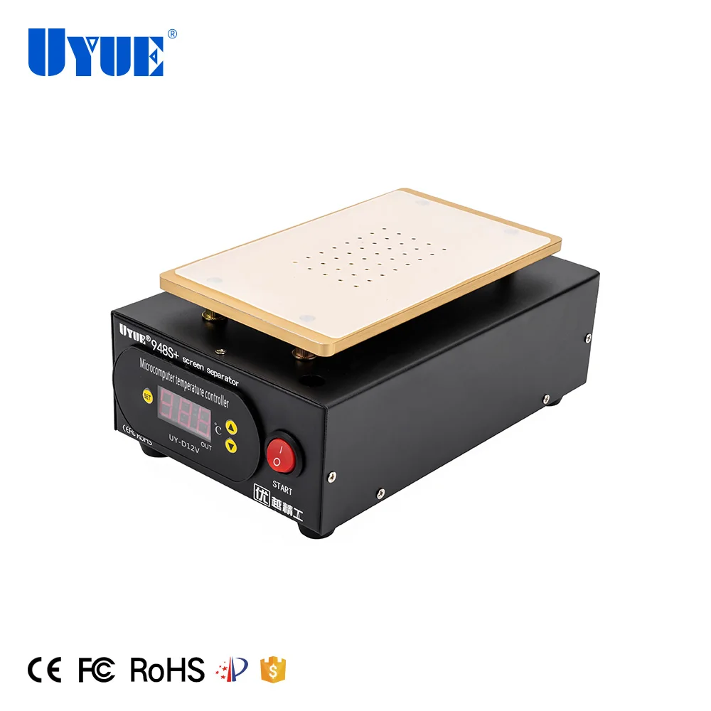 UYUE 948S+ 7 Inch Built-in Vacuum Pump LCD Digitizer Touch Screen Glass Separator for iPhone