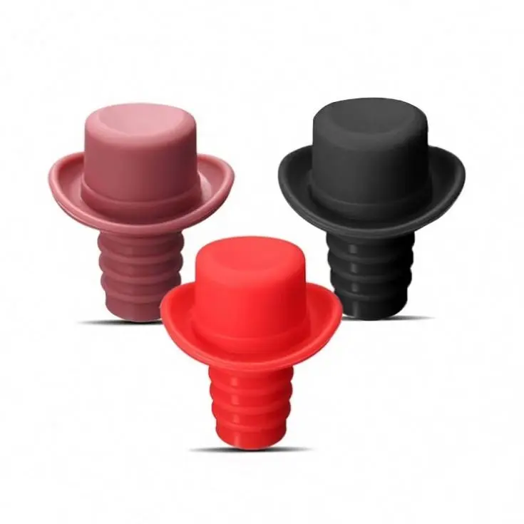 Top Sellers 2021 for Amazon Best Selling Products Bar Tools Bar Accessories Eco-friendly Food Grade Silicone Wine Bottle Stopper