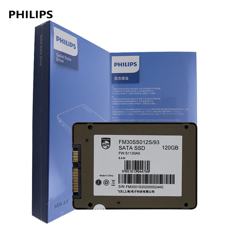 Philips Original Branded 100% Real Hard Disk High Capacity 4TB Solid State Drive Sata 2.5 Internal Portable 550Mbs SSD