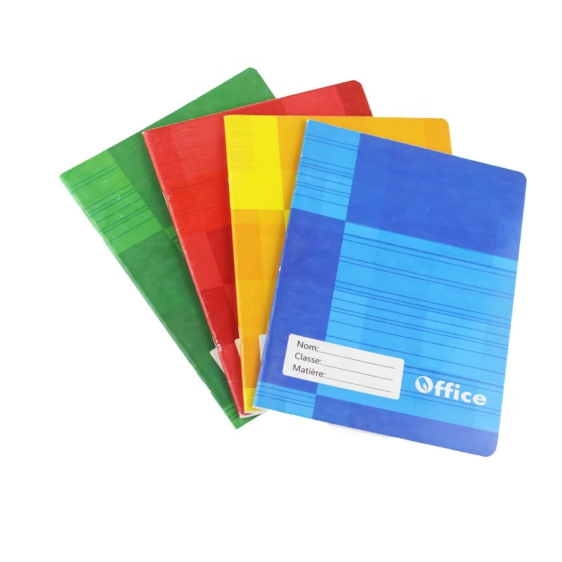 Cheap Primary School Notebooks French Line Notebook Exercise Book 96 sheets