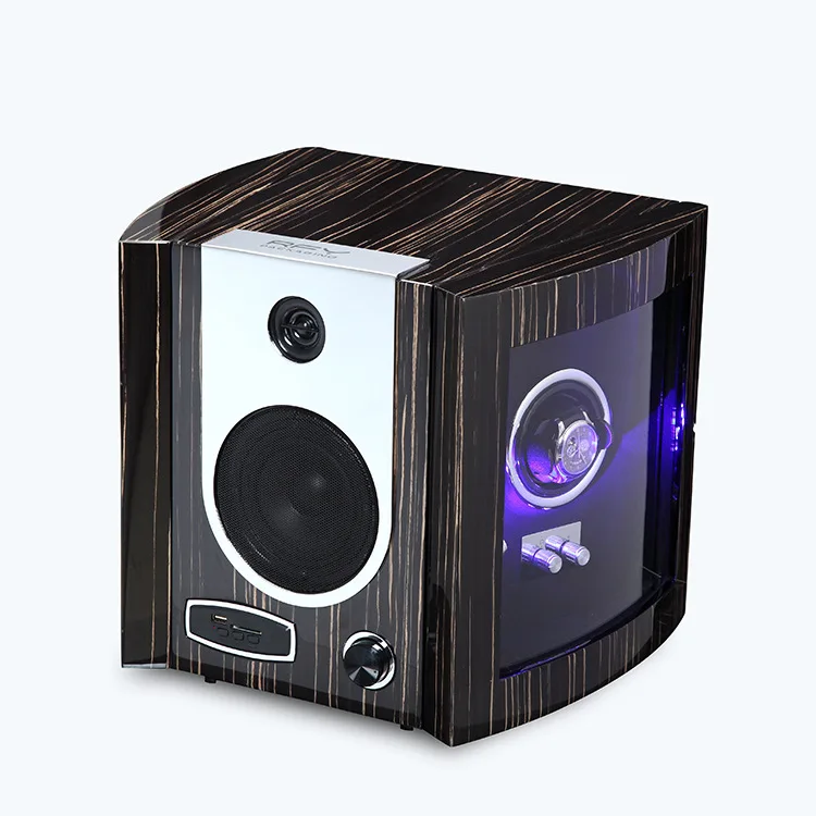 Custom Fingerprint Watch Winder Box Automatic Luxury Japan Mabuchi Motor Led 6 Watch Winder High Quality Winder Geen Watches