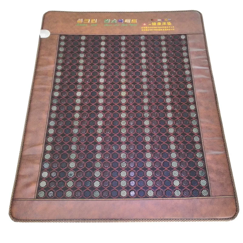 Wholesale Tourmaline Massage Bed Mattress Infrared Jade Stone Heating Mat Pad for Health Care